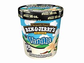 Ben & Jerry's Vanilla Ice Cream Tub 100ml